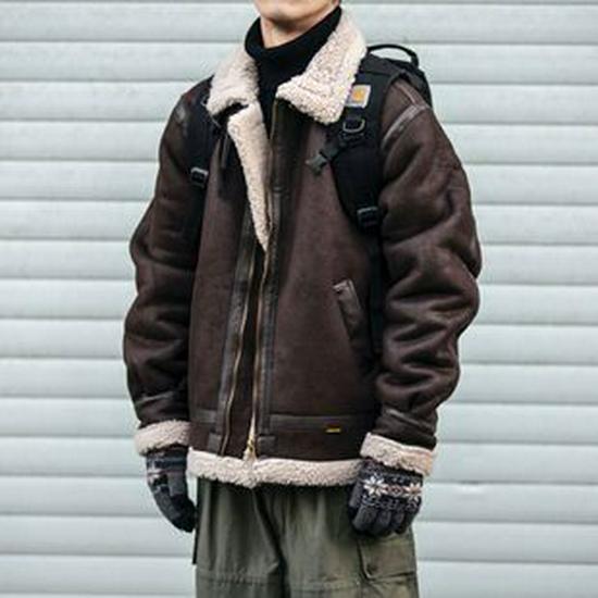 Men's Korean Style Winter Velvet-Lined Denim Jacket - Trendy, Warm, Casual Wear for Students