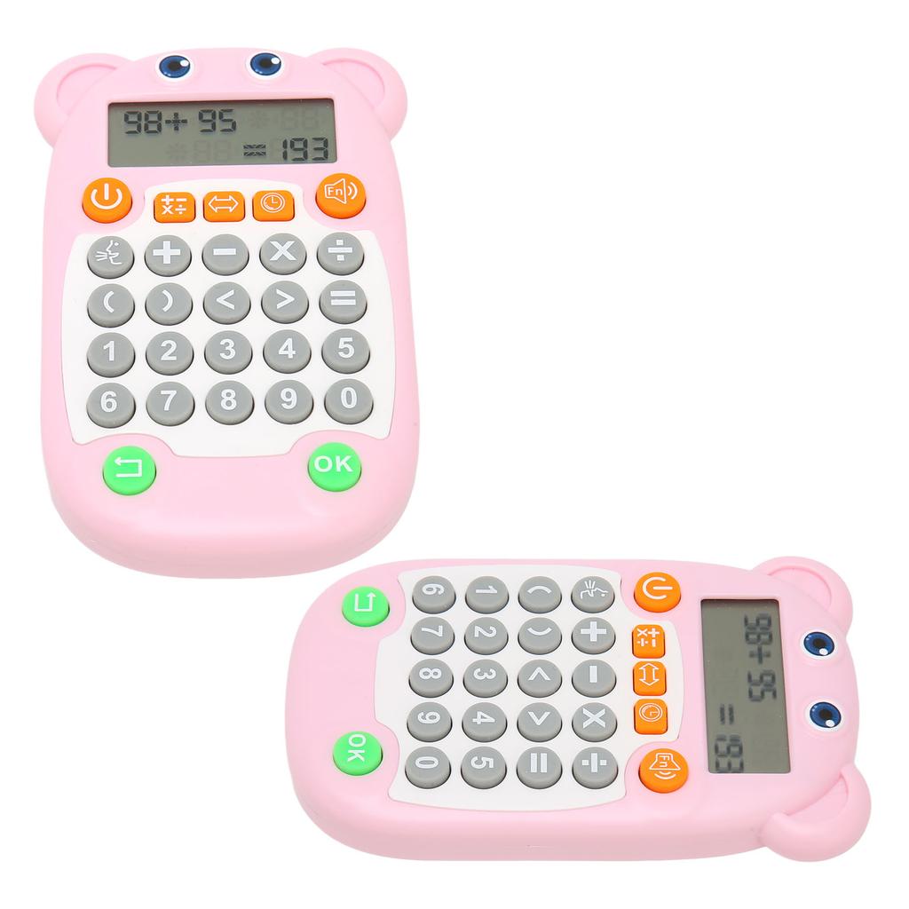 Arithmetic Exercise Toy Digital Display Voice Prompt 27 Keys USB C Arithmetic Training Machine for Kids Education