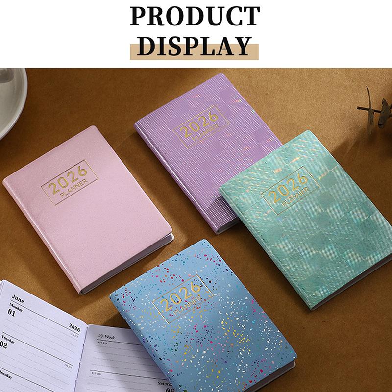 2026 A7 Agenda Book Pocket With Calendar Diary Weekly Planner Appointment Book School Office