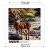 New Arrival 5D DIY Full Circle Diamond Painting "Elk" Embroidery Cross Stitch Home Decor Gift