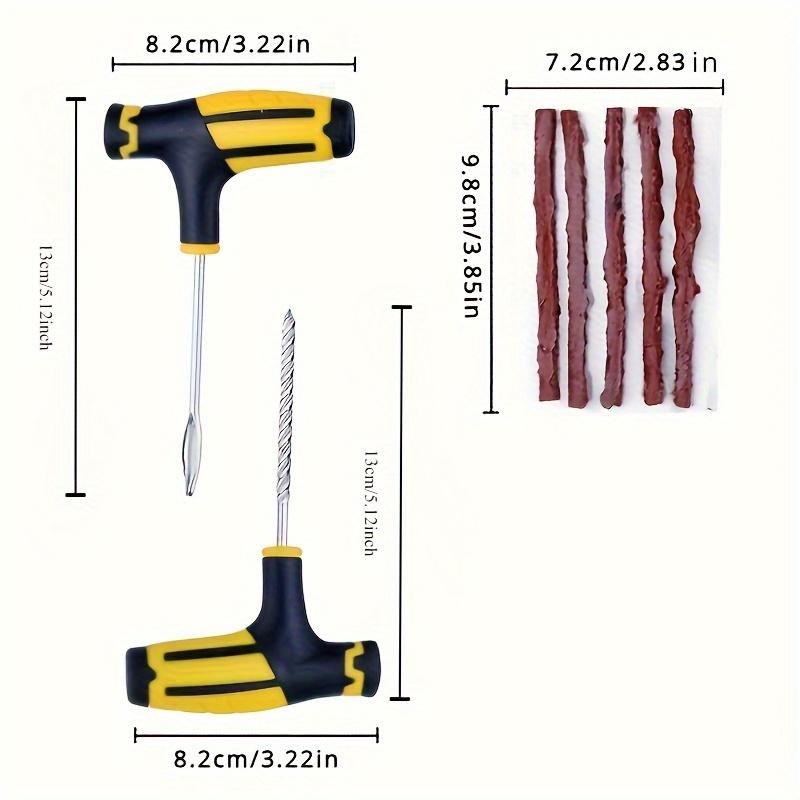 Car Tire Repair Kit Puncture Plug Tools Tyre Puncture Emergency for Tire Strips Stirring Glue Repair Tool Kit