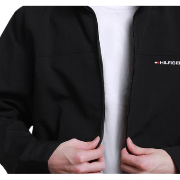 Tommy Hilfiger FW22 Classic American Retro Casual Solid Logo Windproof Waterproof Warm Commuter Versatile Hidden Hooded Jacket Men jackets 7857270-017
