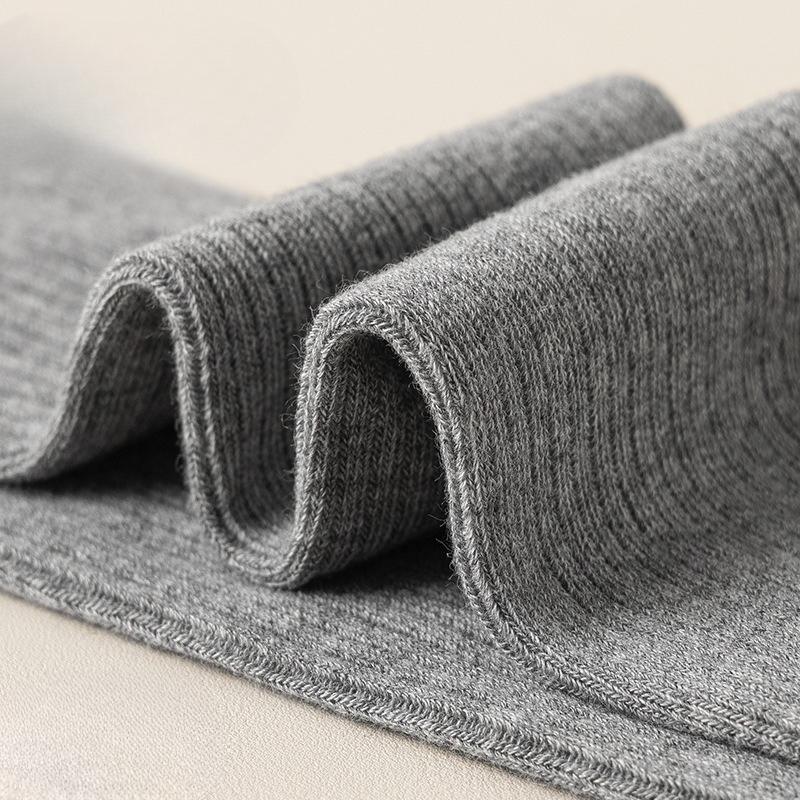 Chaussettes montantes, Chaussettes de compression automne et hiver, Chaussettes amincissantes, Chaussettes en coton de couleur unie, Chaussettes montantes polyvalentes, Dames