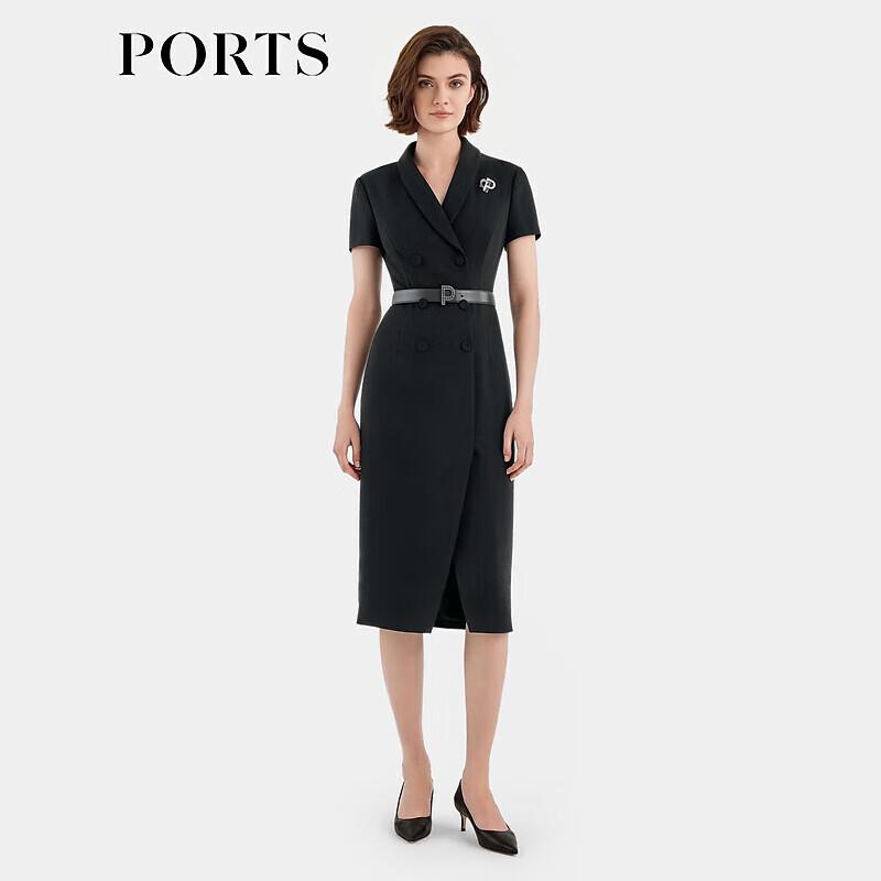 

PORTS V-Neck Knit Midi Dress L /8
