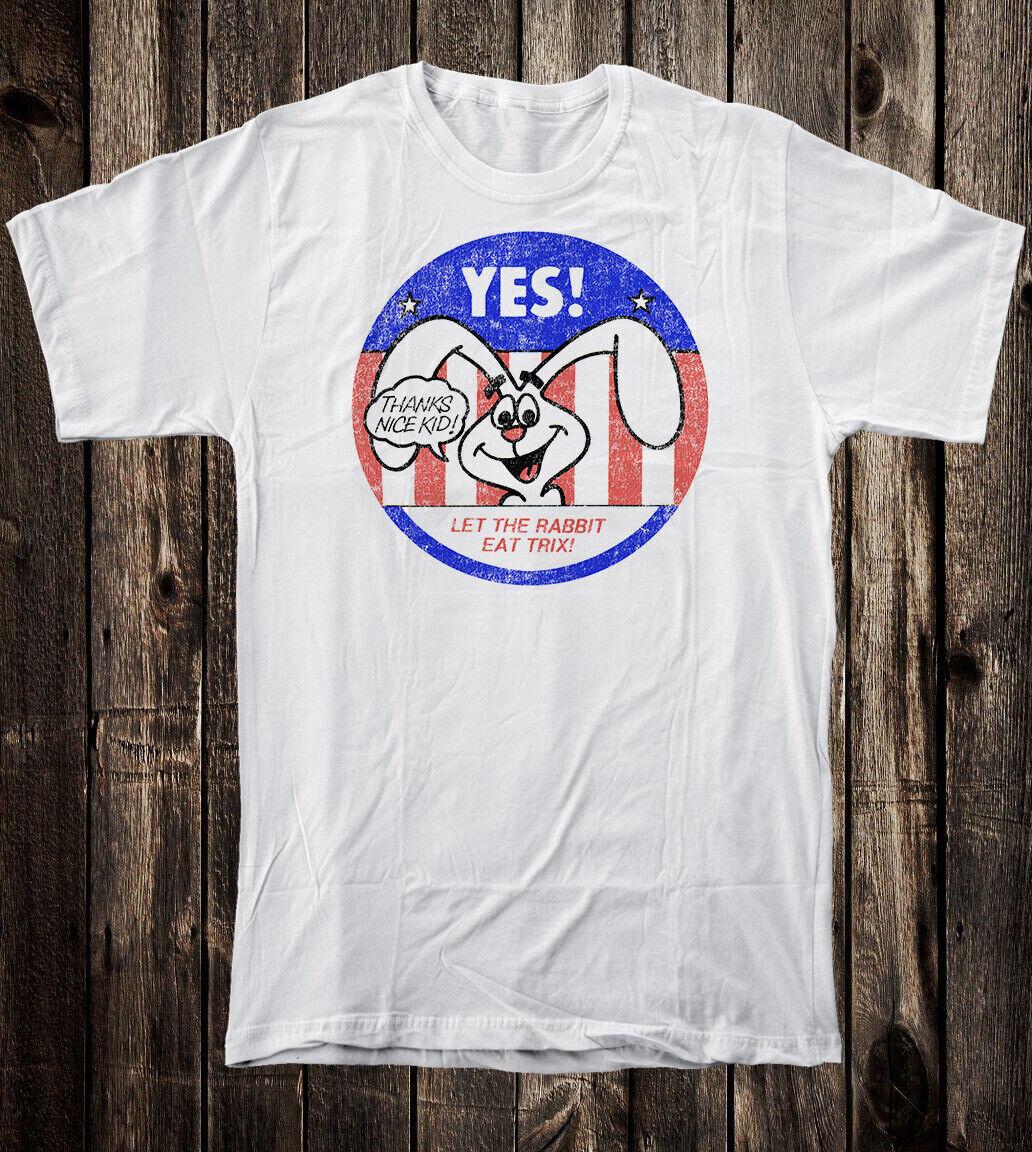 Hot Rod T Shirt Tee Nostalgia Antique Ad Art Trix Cereal Bunny S разноцветный