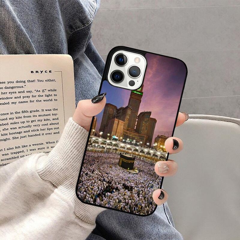 Islamic Muslim Pilgrims In Mecca Phone Case For iPhone 17 Air 16 15 14 Plus 11 12 13 Pro Max Coque Cover Shell