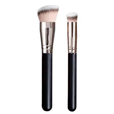 1 pc conjunto de pincéis de maquiagem profissional high-end fundação corretivo contorno mistura beleza escova cosmética fosco punho de madeira
