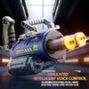 Strongest Rotating Electric Water Gun Toy With Light Spray Blaster Shooting Water Gun Beach Pool Toys Boy Adult Children Gifts