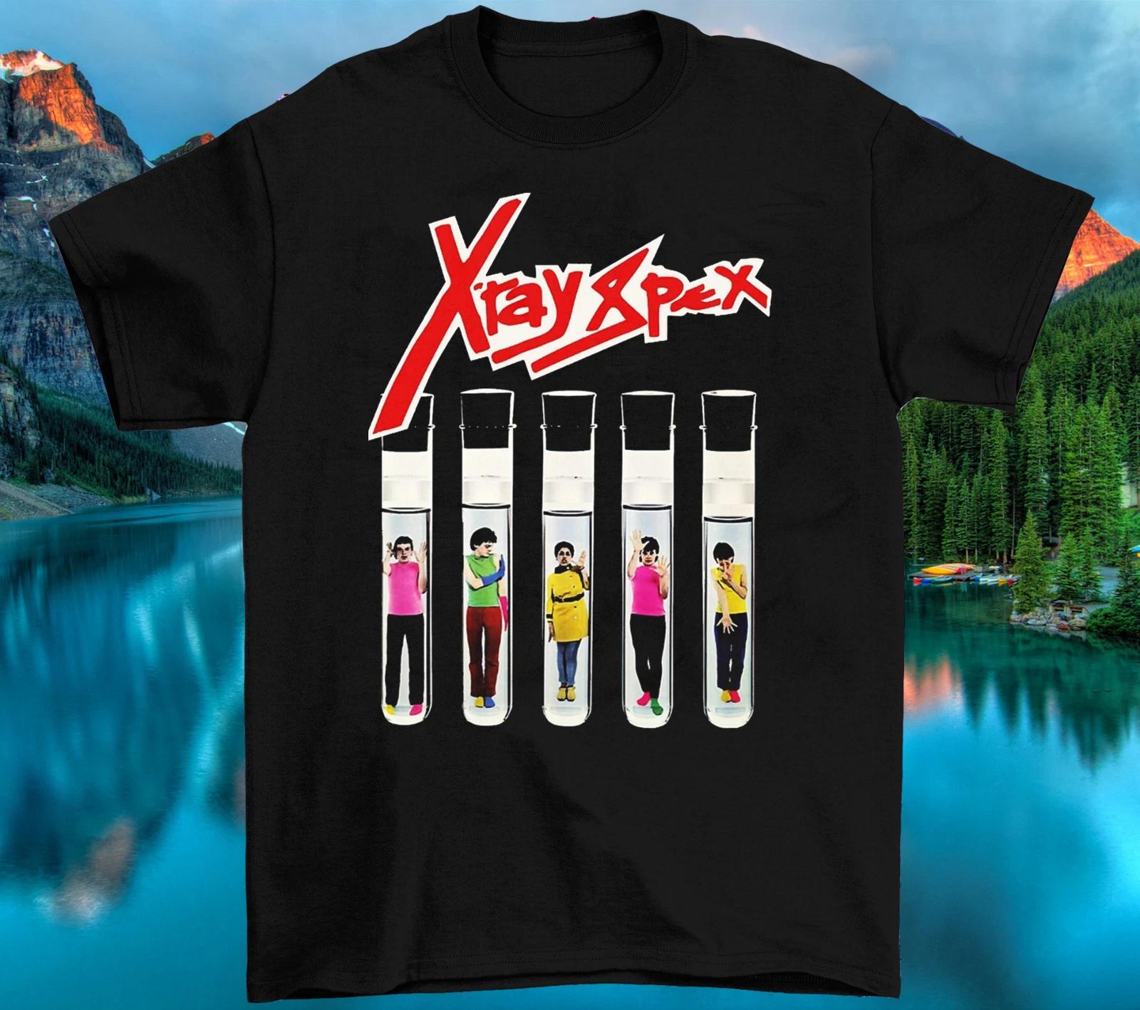 Hot! XRay Spex Band Album Music Cotton Black S-5XL Unisex Shirt TR305 XL