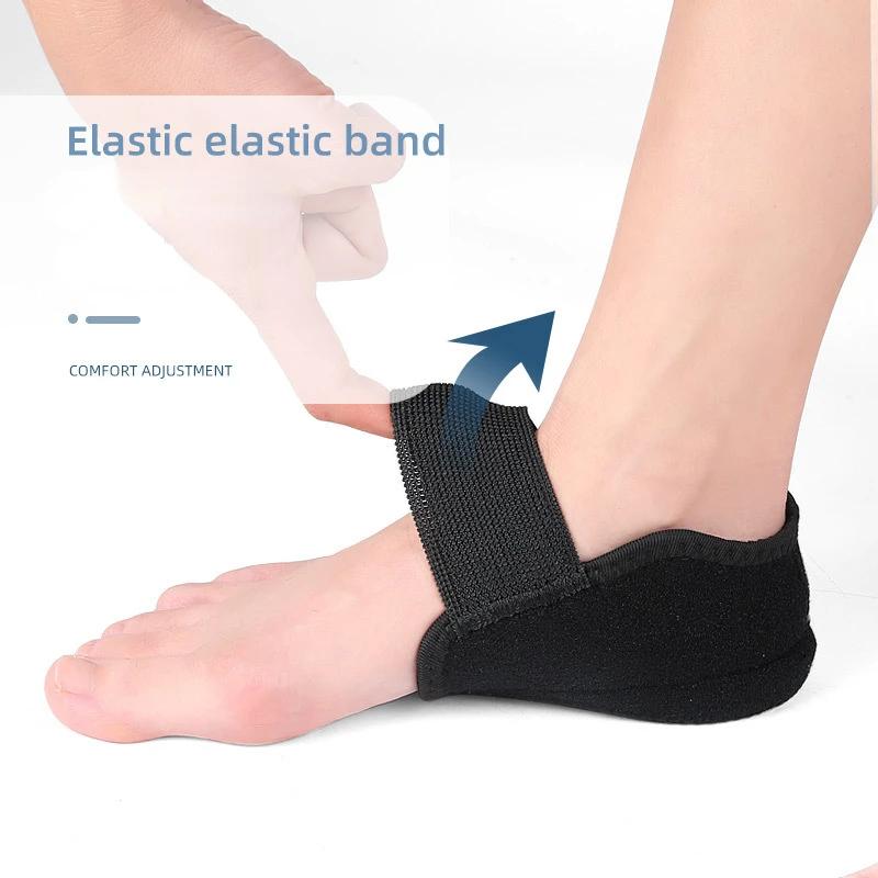 1 Pair Silicone Heel Cup Cushion Shock Absorption Shoe Pads for Plantar Fasciitis Spurs Moisturising Foot Care Protector Inserts