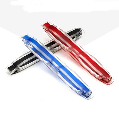 Farfar Gammal man Fällbar Rotation Ultraportabilitet Mini Läsglasögon Glasögonglasögon