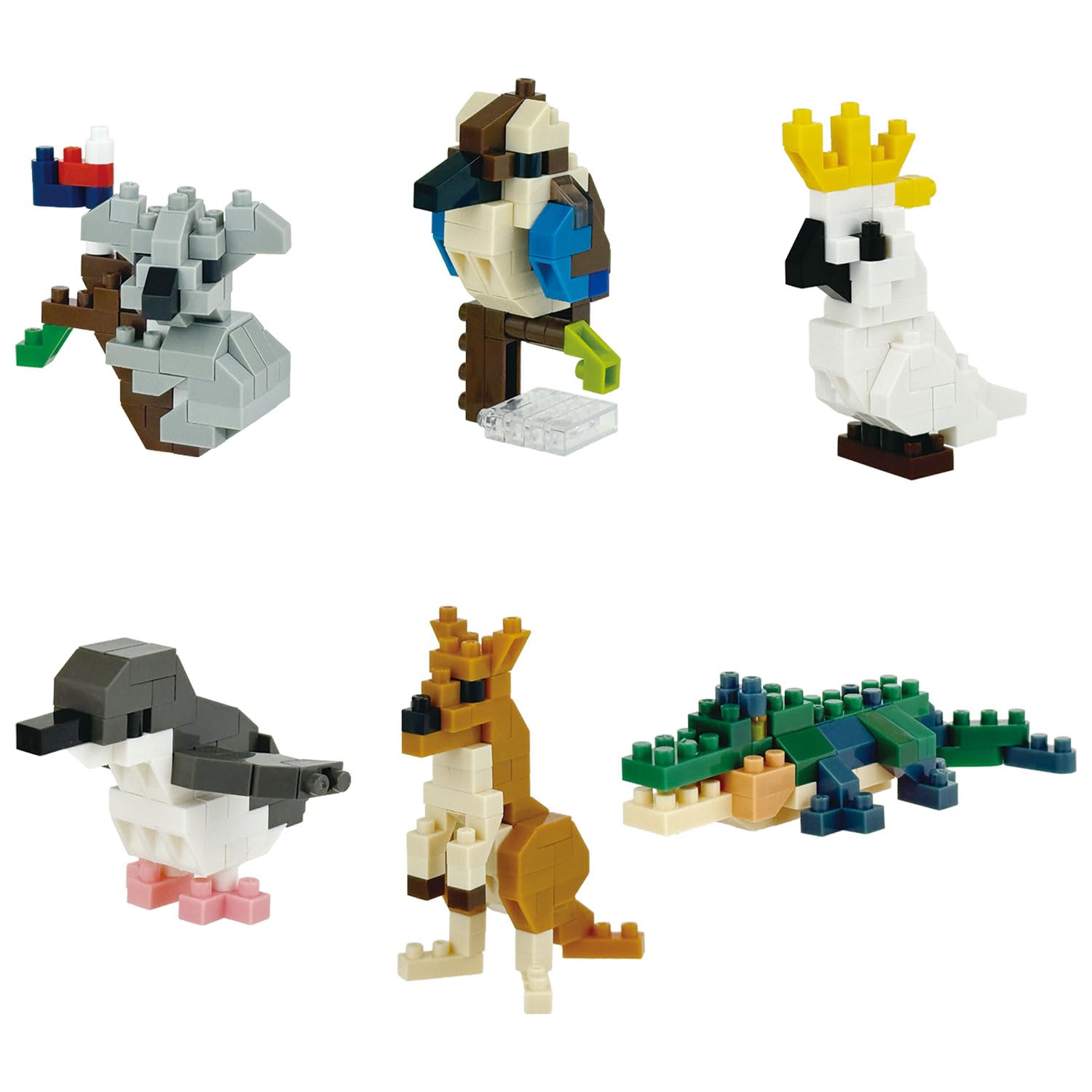 Kawada Nanoblock Mini Nano Australia 1 BOX 6 6 types in total (BOX) NBMC_90S = pieces,