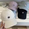 Baseball Cap Female Spring Summer Simple Earphone Embroidery Versatile Baseball Cap Young Couple Travel Visor Male