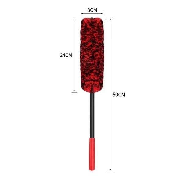 UNTIOR Bendable Auto Wheel Detailing Brush Wheel Woolies Car Cleaning Tools for Car Rim Tire Cleaning Automobile Wheel Brushes