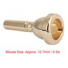 Alomejor1 Trombone Tenor Trombone Mouthpiece for Practice and Performance Mouthpiece, Wear-Resistant Beginners, (Gold)