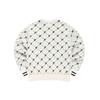 Fila Fusion FOB Series Full Print Crew Neck Pullover Sweater Women Sweater Antique-White T11W243406FIV