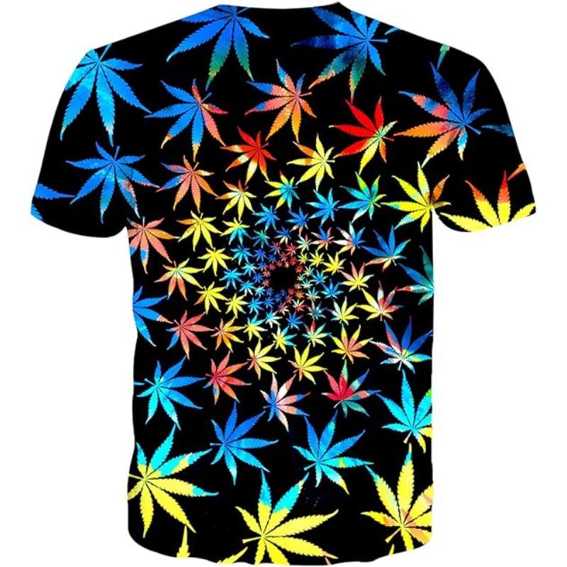 Popular Sale Stylish Outdoor Comfort Polyester Men's Short Sleeve T-Shirt with Interstellar Sci-Fi Pattern Digital Print