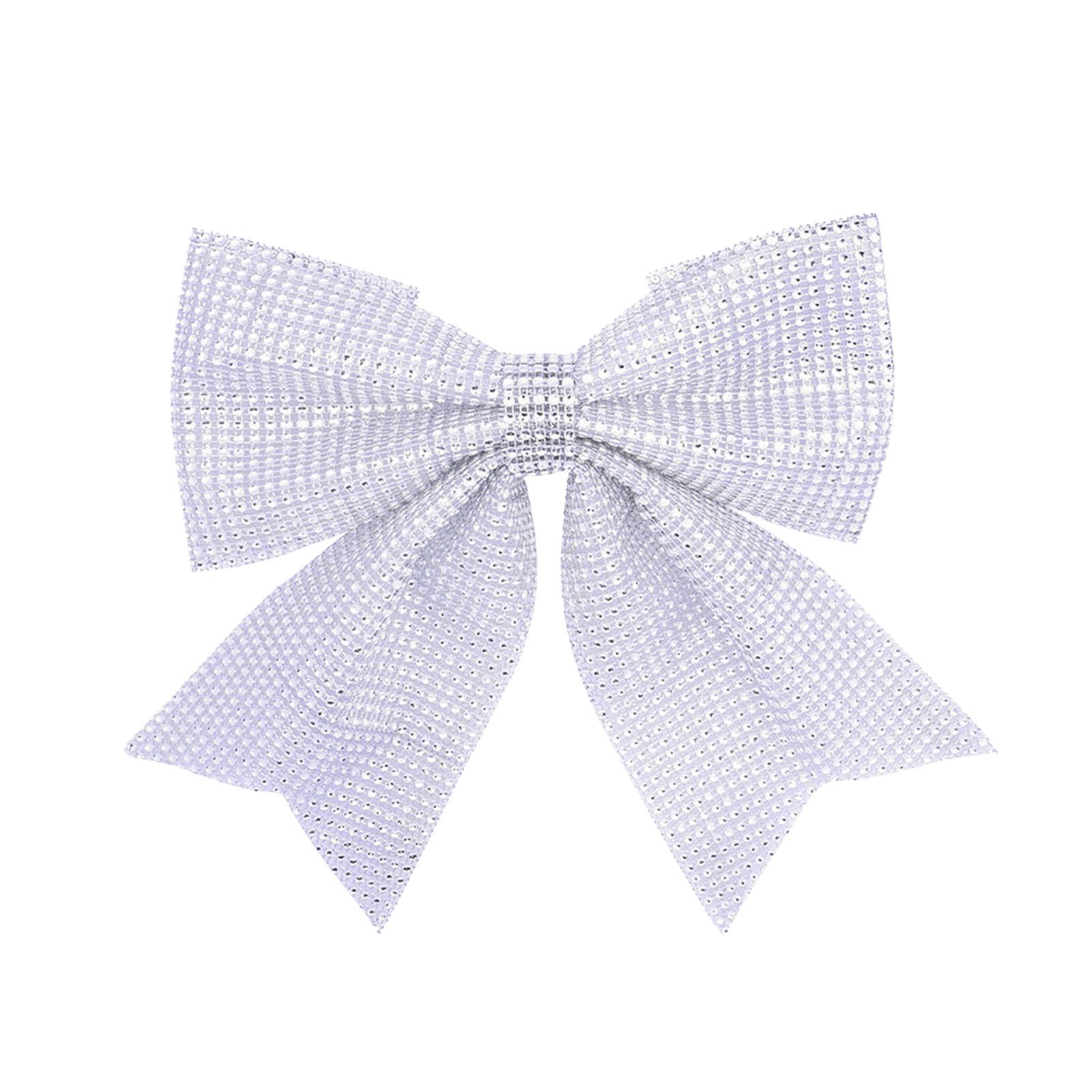 

Christmas Diamond Bow Pendant Holiday Window Christmas Tree Decoration One Size серебряный