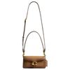 Coach Tabby 20 Logo Classic Leather Shoulder Bag Small Women shoulder bag Honey-Brown CCC06-B4T7J