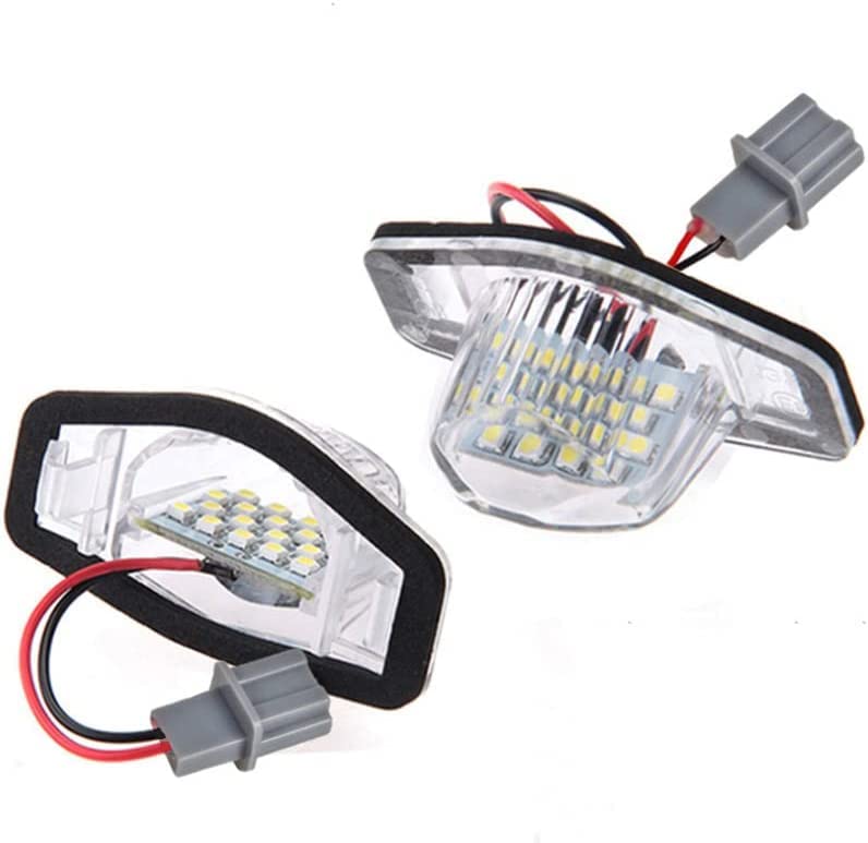 Hotimp Honda Honda Honda 18 LED 18 Rounds x 2 License Plate Lights Step