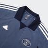 New Adidas TIRO V NECK WITH COLLAR TEE Polo Shirt Men's Ink Blue JC5722
