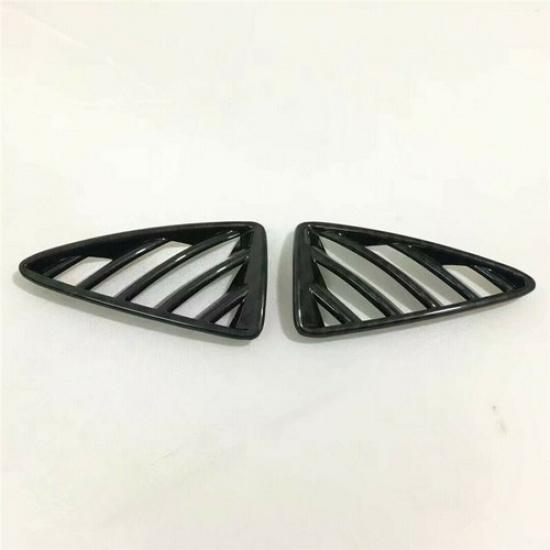 Carbon Fiber 2X Dashboard Air Outlet Vent Cover Trim For Mazda CX-3 2016-2023