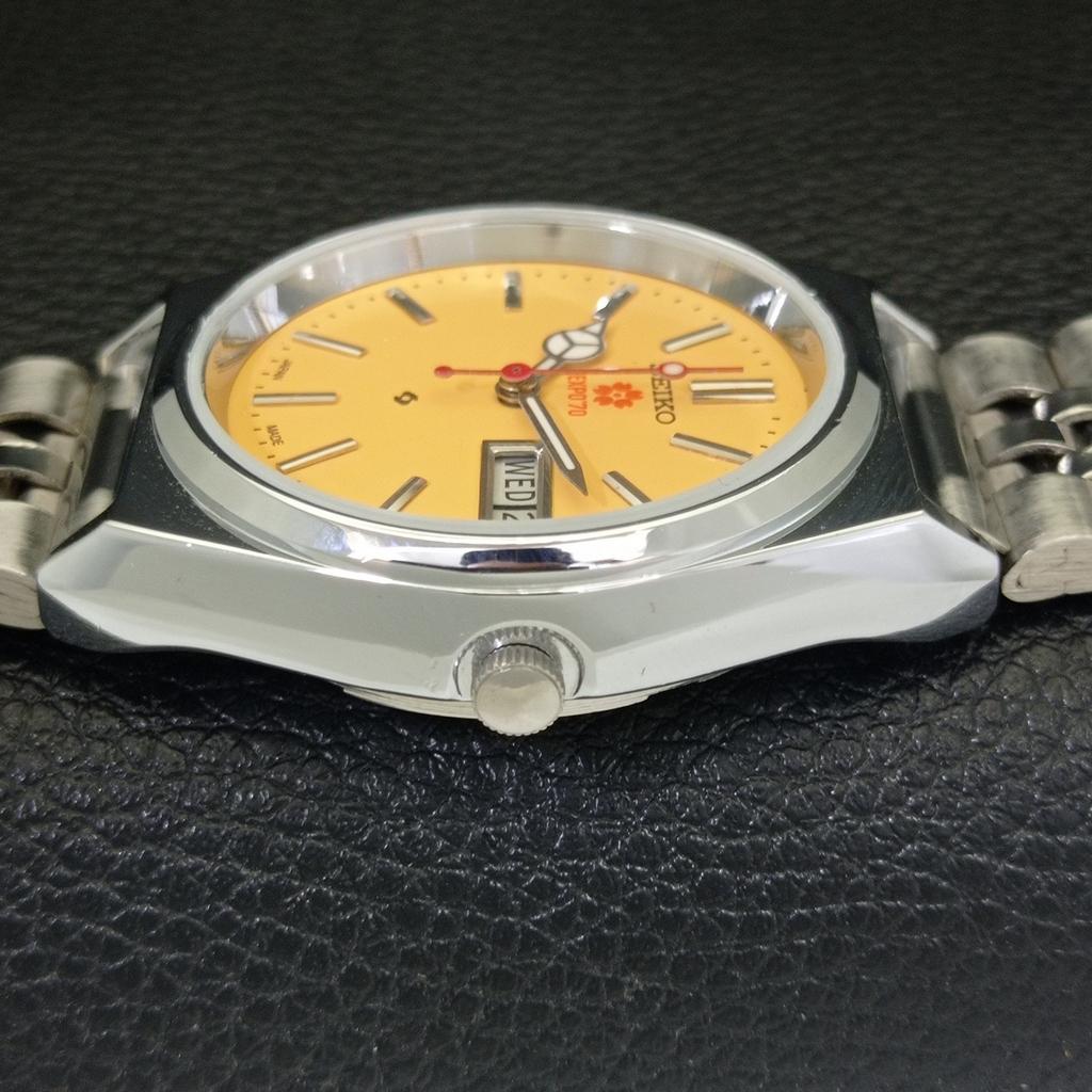 AUTOMATIC VINTAGE REFURBISHED SEIKO EXPO 70 6309A JAPAN MENS WATCH A441813-1 Sk-a441813
