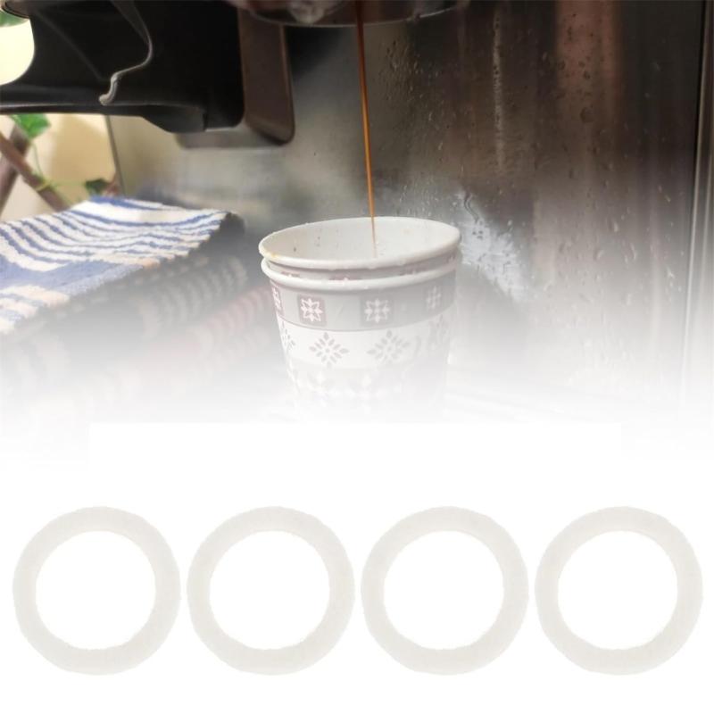 Pack of 5 Multifuntional Wool Felt Seals Suitable for Coffee Appliances Providing Excellent Noise and Vibration Control