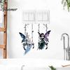 Forest Style Wall Stickers Swing Fairy Switch Sticker, Decorative PVC Self Adhesive Decal for Light And Socket Panels, Creative Gift Girls Romantic