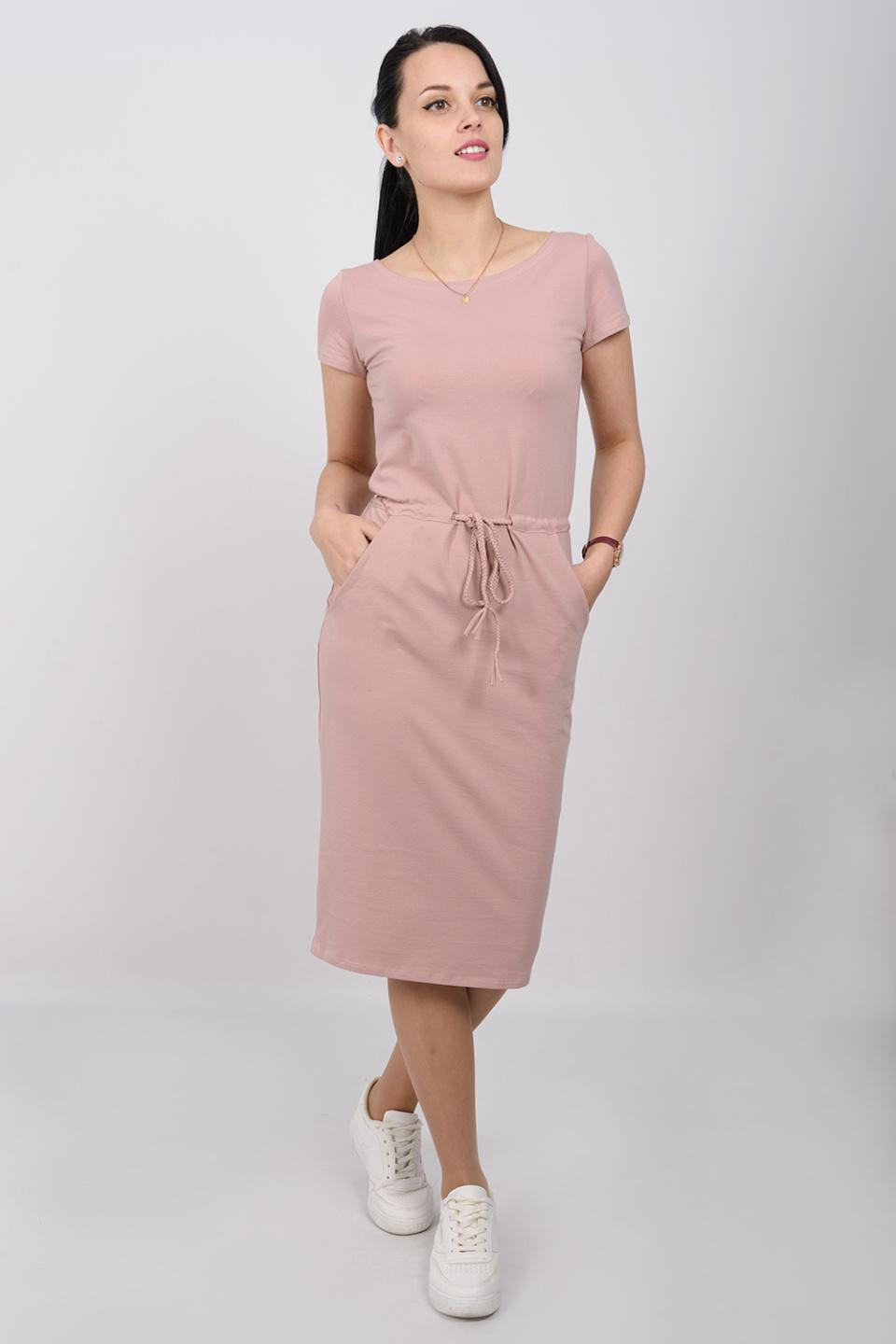 

Сукня з рукавчиком Inedit 0050-1 S рожевий