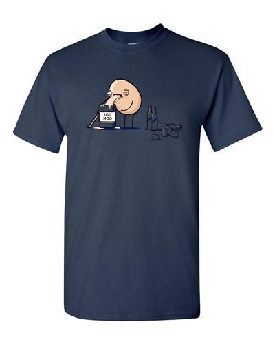 Randy Otter Eggnog Funny Dairy Sweets Arts Cute Portray DT Adult T-Shirt Tee Unisex T-Shirt S