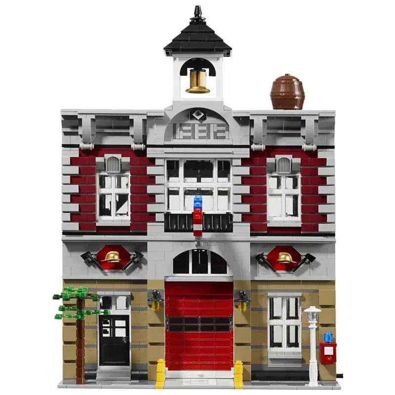 Модель пожарной бригады Строительные блоки Кирпичи Детские наборы Игрушки Подарки на день — фото 4