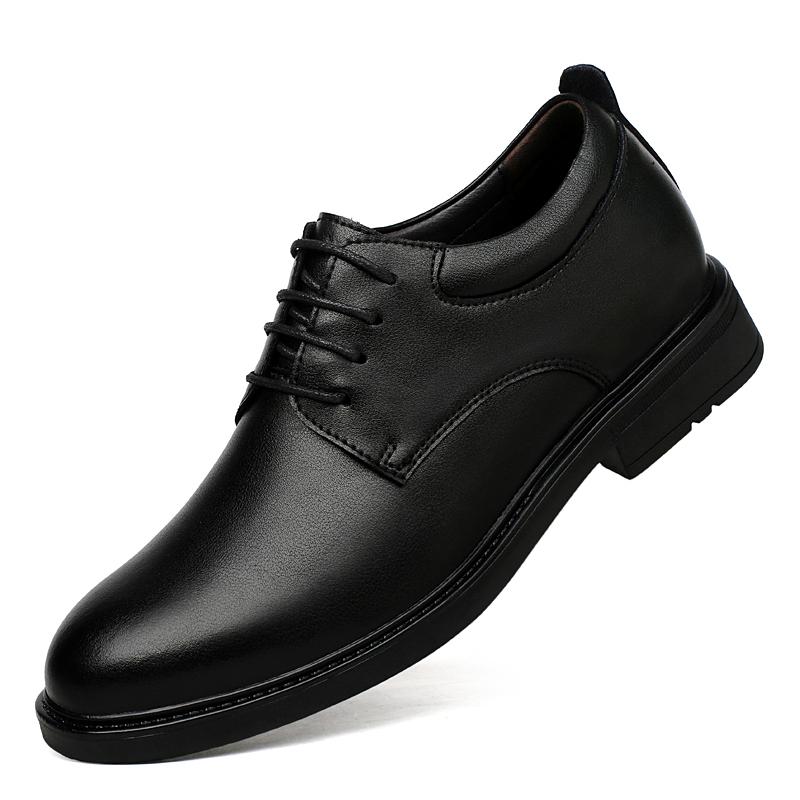 

Business Casual Leather Men Shoes Genuine Leather Oxford Shoes For Men Flats Shoes Plus Size Height-increasing Shoes 47