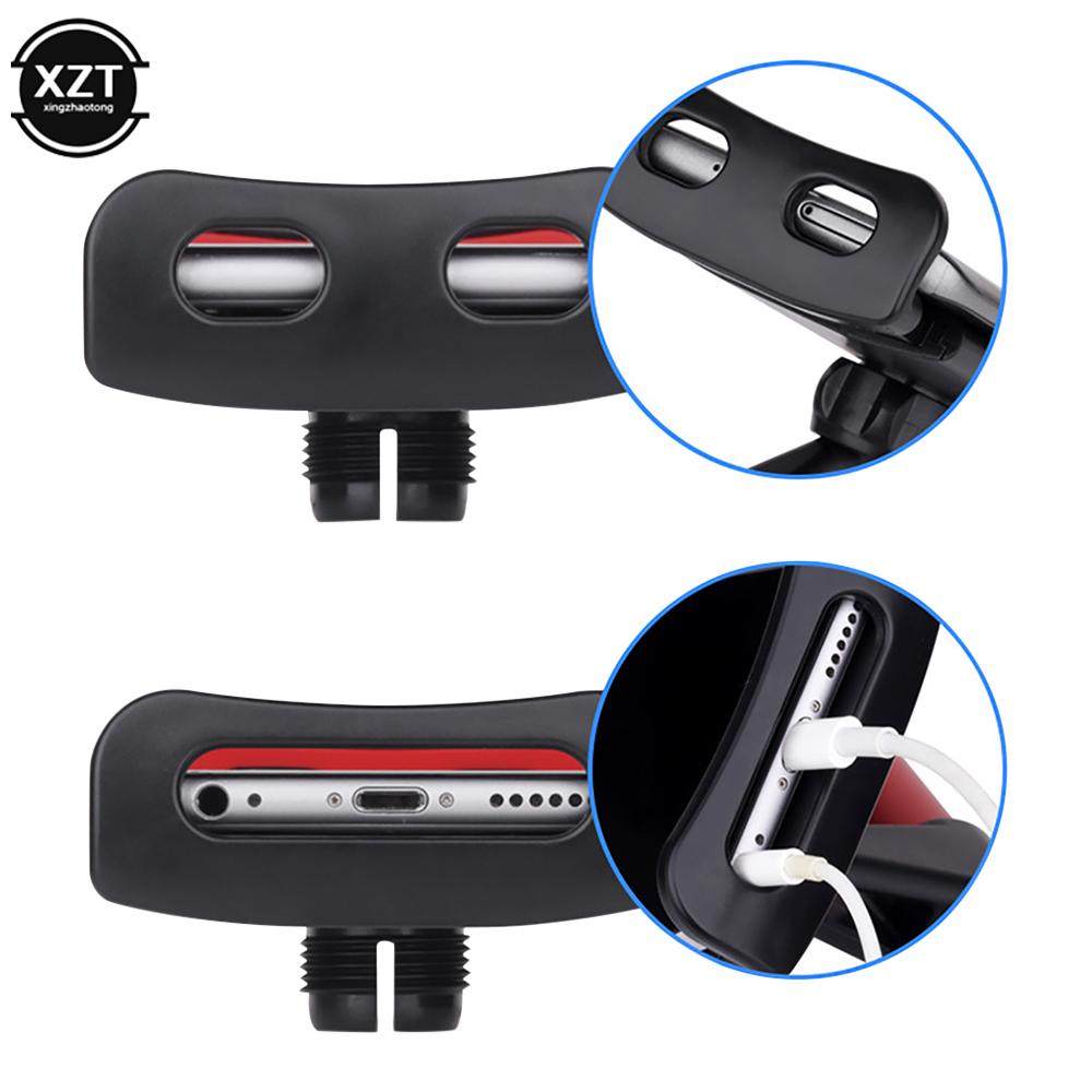 Travesseiro traseiro telescópico universal para carro, suporte para celular, tablet, assento, encosto de cabeça traseiro, suporte de montagem para telefone tablet 4-11