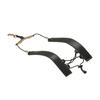 Saxophone Strap Adjustable Sax Black Leather Foldable Double Shoulder Strap Belt for Alto/Tenor/Soprano Saxophone Accessories