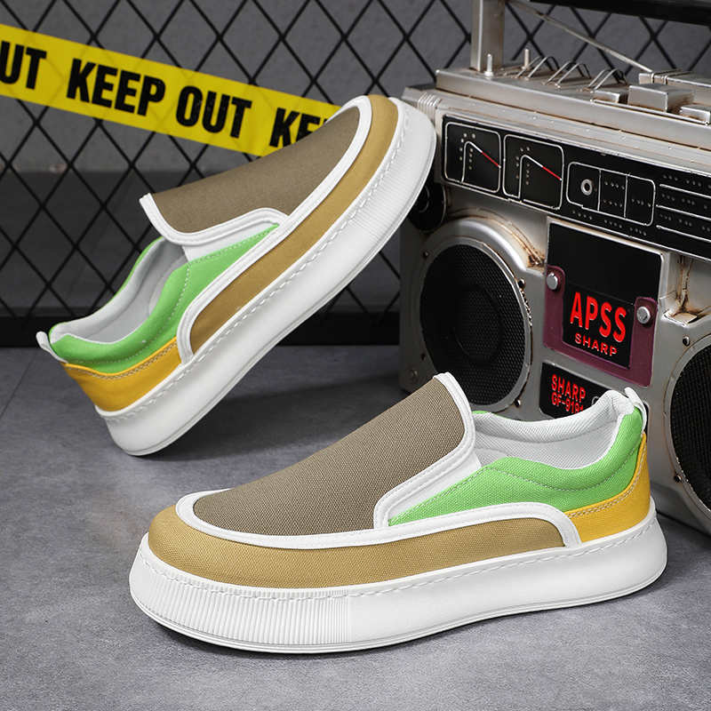 Fashion Soft Sole Appearance Increases Woman Shoes Yellow Casual Green Sneakers Ladies Skatista Tennis Sport Famous Brand Shoose