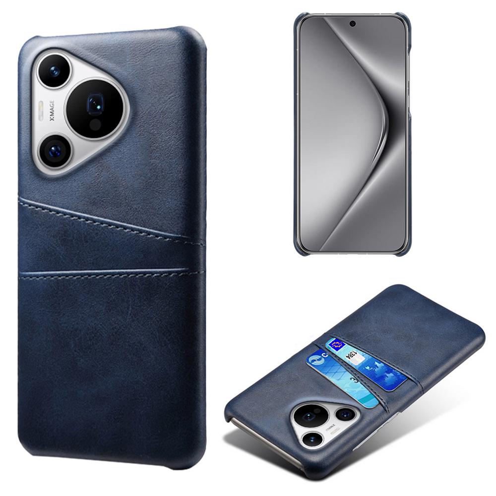 

Чехол для Huawei Pura 70 Pro/Pura 70 Pro+ с держателем для двух SIM-карт, кожаный+ПК, чехол для телефона E
