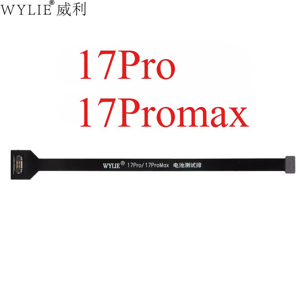 WYLIE Battery Extension Tester Flex Cable For iPhone X 12 13 14 16 Pro Max Phone Repair Tool
