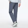Anta Logo Print Straight Leg Comfortable Breathable Knitted Sports Pants Men pants Coal-Gray 952415501-2