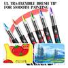 Acrylmalstift-Set mit Nylon-Pinselspitze Schnelltrocknende Tinte für Glas, Holz, Keramik, Leinwand, Stoff, Kunststoff, Metall