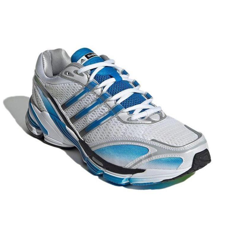 adidas Supernova Cushion 7 Weiß Blau Rush Unisex Sneakers Wolkenweiß Semi-Solar-Grün GY5241