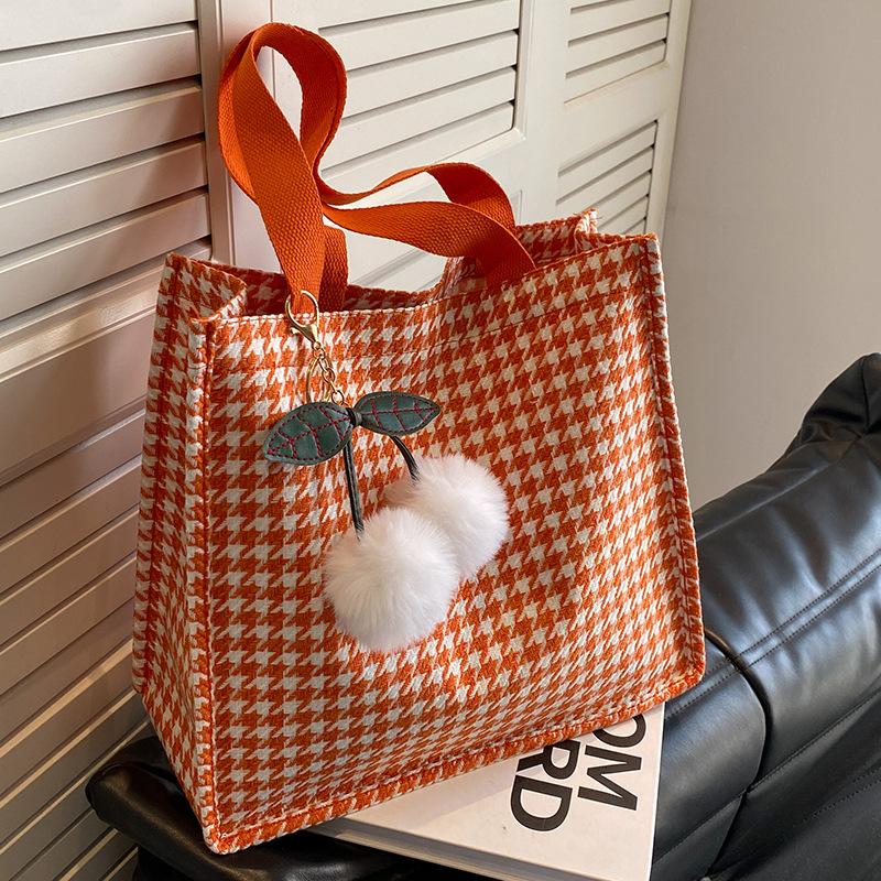 Casual Tote Bag mit großer Kapazität für Damen, modische Pendeltasche für Studenten, vielseitige Umhängetasche für den Unterricht