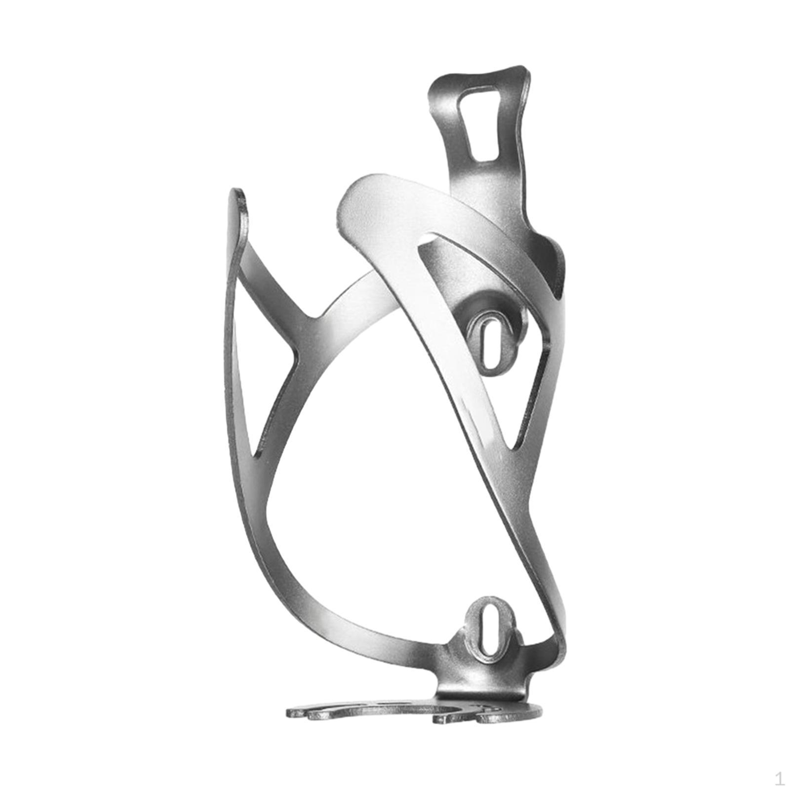 Bike Water Bottle Holder Bicycle Cage Aluminum Alloy Ultralight Bottled Beverage Silver