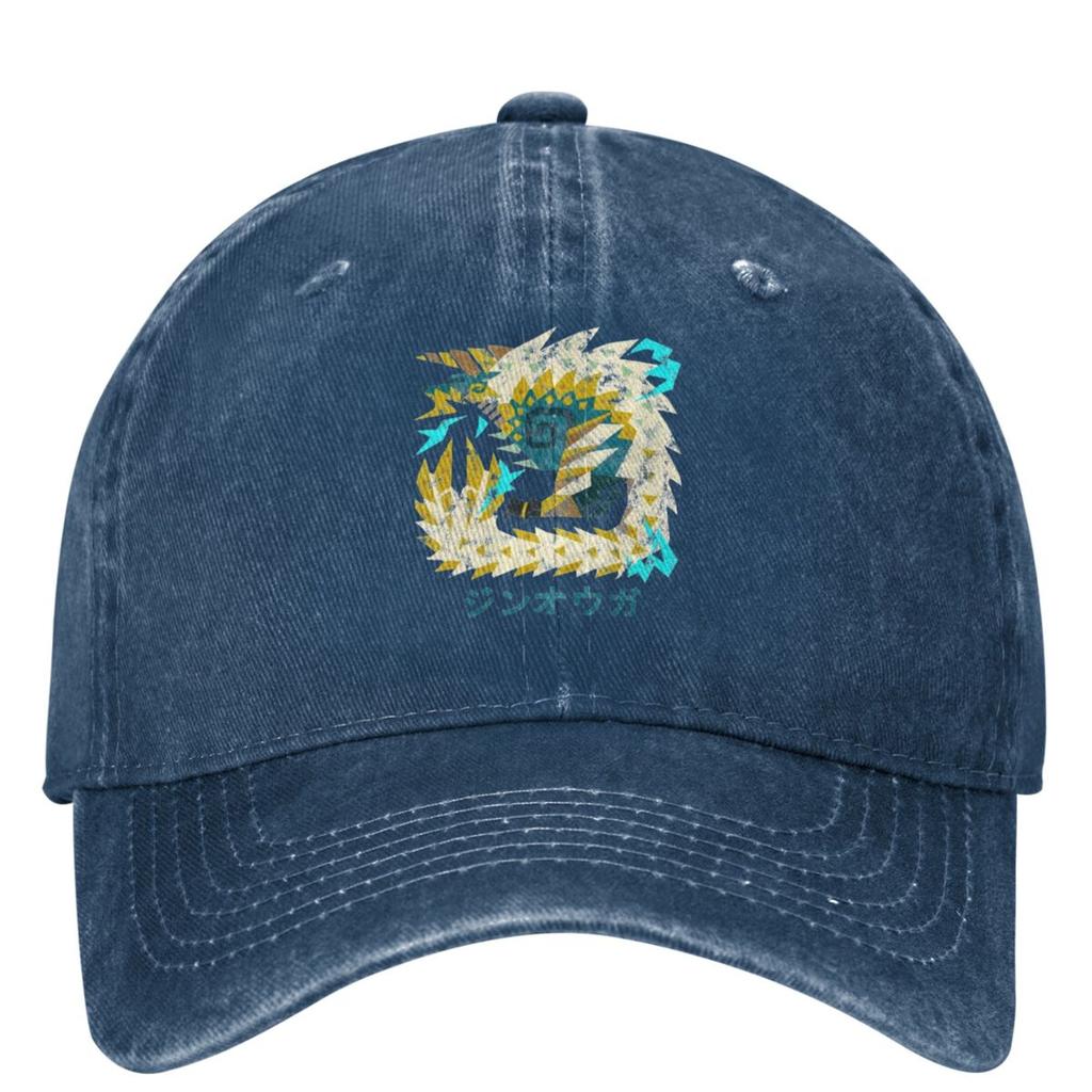 Monster Hunter World Iceborne Zinogre Kanji Icon Casual Baseball Cap Summer Trucker Hat Adjustable Outdoor Sports Hip Hop Hats
