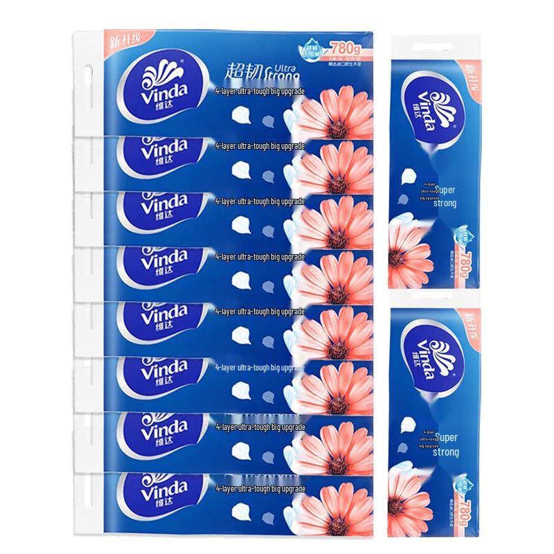 Vinda 4-Ply Coreless Ultra-Tough Toilet Paper