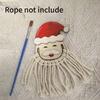 Top Quality 24Pcs Wooden Santa Claus Ornaments Set for DIY Painting Christmas Crafts Birthday Decorations Home Festive Accents