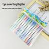 12-Pack Gradient Highlighter Pens, Eye-Care Colors, Large Capacity Fluorescent Markers for Students