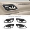 4x Carbon Fiber Door Handle Bowl Cover Trim For Chevy Suburban +/Tahoe +