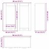 Hanging Cabinet Grey Sonoma 80 x 31 x 80 cm Wood Based Material