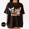 Stitch And Angel Halloween Tshirt Unisex1